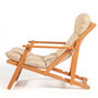 Hanah Home Juego de Mesa y Sillas de Jardín My007 de 3 Piezas en Marrón y Crema